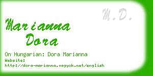 marianna dora business card